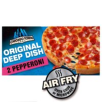 Chicago Town 2 Deep Dish Pepperoni Mini Pizzas 2 x 155g