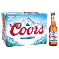Coors Lager beer 20 x 330 ml bottle