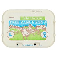 Glenborin 6 Large Free Range Eggs