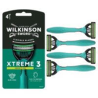 Wilkinson Sword Xtreme 3 Sensitive Comfort Men's Disposable Razors x4