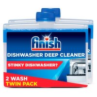 Finish Dishwasher Deep Cleaner, Fresh, 250ml x2