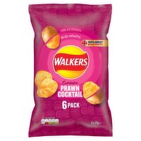 Walkers Prawn Cocktail Multipack Crisps 6 x 25g