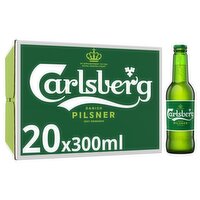 Carlsberg Danish Pilsner Lager Beer 20 x 300ml Bottle