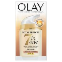 Olay Total Effects 7 in 1 Anti-Ageing BB Cream with SPF 15 – Medium to Dark - 50ml