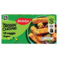 Birds Eye 10 Green Cuisine Vegan Veggie Fingers 284g