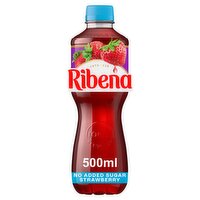 Ribena Strawberry Juice Drink No Added Sugar 500ml