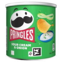 Pringles Sour Cream & Onion Snacking Crisps 12 x 40g