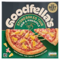 Goodfella's Stonebaked Thin Ham & Pineapple Pizza 365g