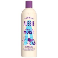 Aussie Miracle Moist Shampoo - Moisture-Quenching For Dry, Damaged Hair, 500ml