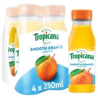 Tropicana Orange Juice Smooth Multipack 4 x 250ml