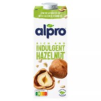 Alpro Hazelnut Plant-Based Long Life Drink, Vegan & Dairy Free, 1L