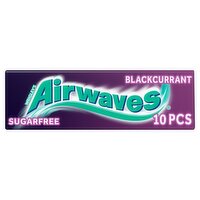 Airwaves Blackcurrant Sugar Free Chewing Gum x10 Pieces
