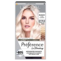 Preference Le Blonding Ultra Platinum Bleach: Extreme lift for a brilliant platinum blonde finish.