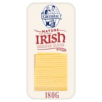 Glenstal Mature Irish White Cheddar Slices 180g