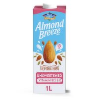 Blue Diamond Almond Breeze® Unsweetened UHT Drink 1L