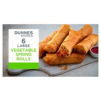 Dunnes Stores 6 Large Vegetable Spring Rolls 360g