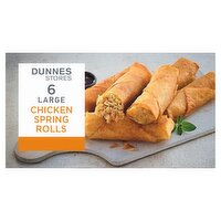 Dunnes Stores 6 Large Chicken Spring Rolls 360g