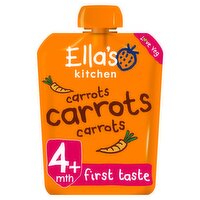 Ella's Kitchen Organic Carrots First Tastes Baby Food Pouch 4+ Months 70g