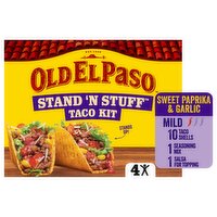Old El Paso Stand 'N Stuff Taco Kit Sweet Paprika & Garlic 312g
