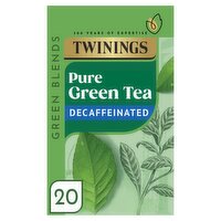 Twinings Pure Green Tea Decaffeinated 20 Tea Bags 35g