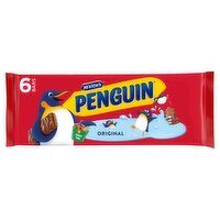 McVitie's Penguin Original Biscuit Bars Multipack 6 x 24.6g, 148g