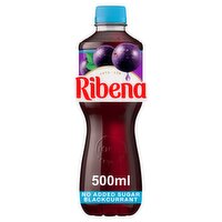 Ribena Blackcurrant Juice Drink No Added Sugar 500ml