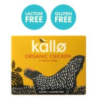 Kallo 6 Organic Chicken Stock Cubes 66g