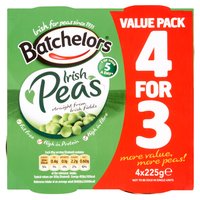 Batchelors Irish Peas 4 x 225g