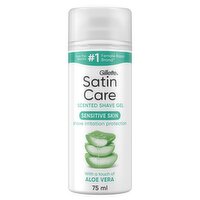 Satin Care Shave Gel, Aloe Vera, 75ml