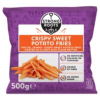 Strong Roots Crispy Sweet Potato Fries 500g