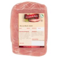 J. Crowe & Sons Pork Butchers Bacon Back Joint 820g