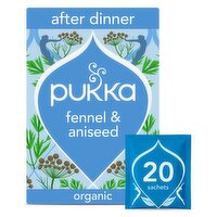 Pukka Organic After Dinner Tea 20 Home Compostable Herbal Tea Bags 40g