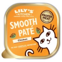 Lily’s Kitchen Smooth Chicken Paté Complete Adult Wet Cat Food 85g