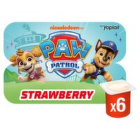 Paw Patrol Kids Strawberry Yoghurt Pots 6 x 45g
