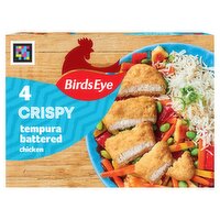 Birds Eye 4 Crispy Tempura Battered Chicken Breast Steaks 340g