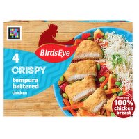 Birds Eye 4 Crispy Tempura Battered Chicken Breast Steaks 340g
