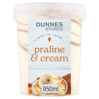 Dunnes Stores Dairy Ice Cream Praline & Cream 950ml