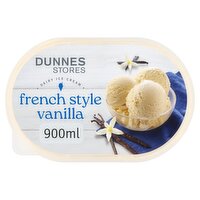 Dunnes Stores French Style Vanilla Dairy Ice Cream Dessert 900ml