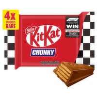 KitKat F1 Chunky Milk Chocolate Bar 4 Pack Multipack 128g