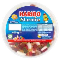 HARIBO Starmix Fruit & Cola Flavour Jelly & Foam Sweets Tub 400g