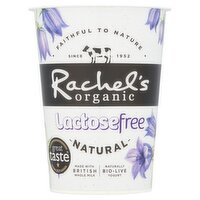 Rachel's Organic Lactosefree Naturally Bio-Live Yogurt 450g