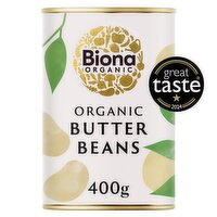 Biona Organic Butter Beans in Water 400g