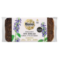 Biona Organic Rye Bread Chia & Flax Seed Sourdough 500g