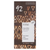 Vivani Fine Dark Chocolate 92% 80g