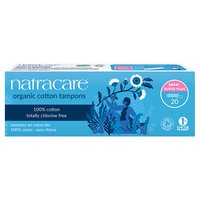 Natracare 20 Organic Cotton Tampons Super Plus