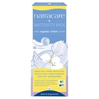 Natracare 10 Maternity Pads with Organic Cotton Cover