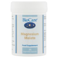 BioCare Magnesium Malate Food Supplement 90 Vegetable Capsules