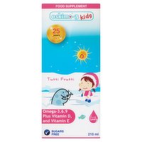 Eskimo-3 Kids Tutti Frutti Omega-3.6.9 Plus Vitamin D, and Vitamin E 1-12 Years 210ml