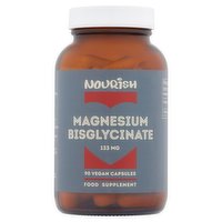 Nourish Magnesium Bisglycinate 133mg 90 Vegan Capsules