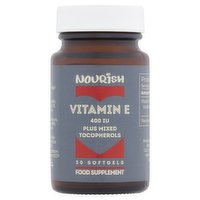 Nourish Vitamin E 400 IU 30 Softgels